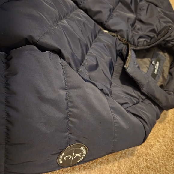 Kenneth Cole Jacket- Navy Blue Medium Size Mens - Picture 3 of 4